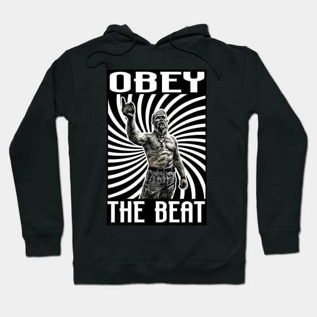 OG TECHNO VIKING - Obey The Beat Hoodie by OG Ballers